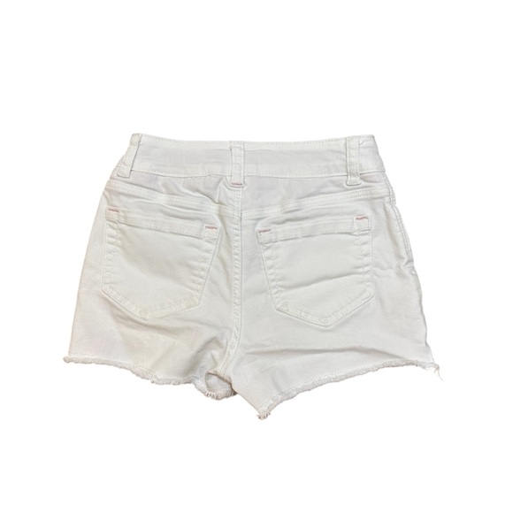 Boden Girls Embroidered Parrot Denim Cutoff Shorts White Multi Size 9y - Picture 2 of 4